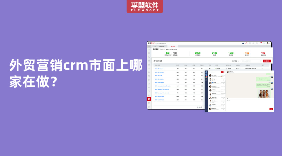 外貿營銷crm市面上哪家在做？