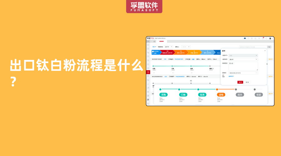 出口鈦白粉流程是什么？