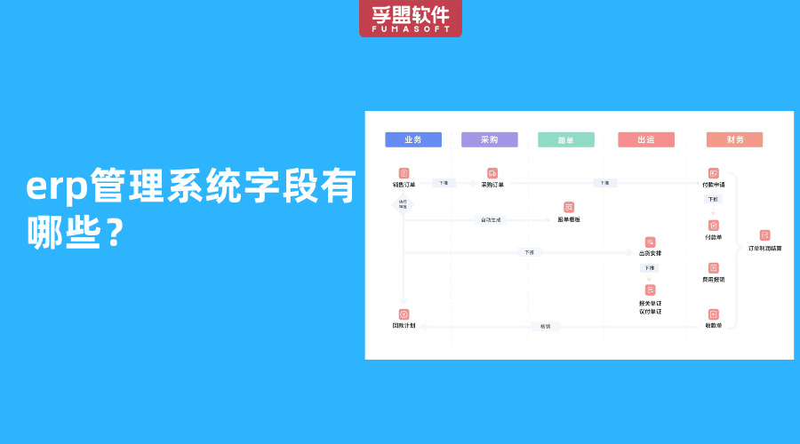 erp管理系統(tǒng)字段有哪些？
