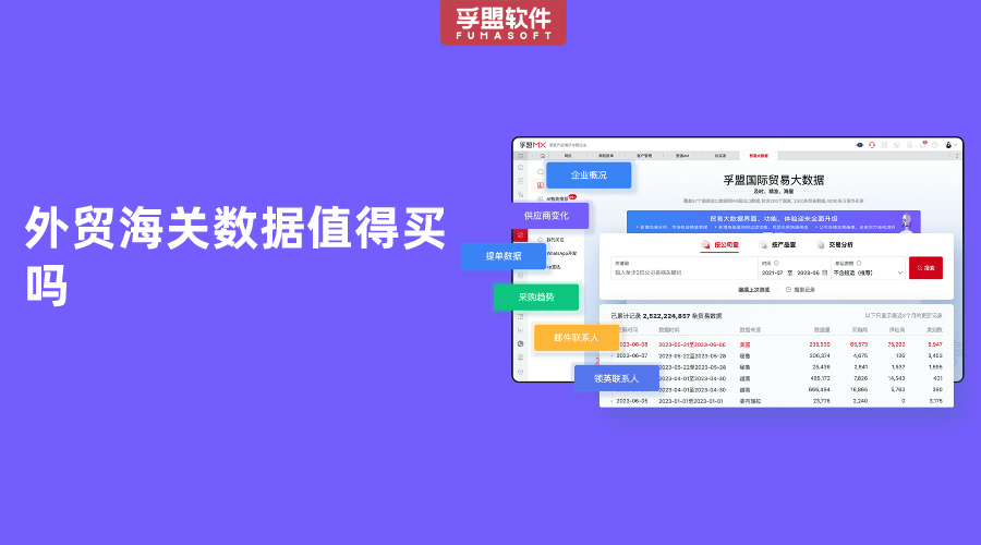 外貿海關數據值得買嗎