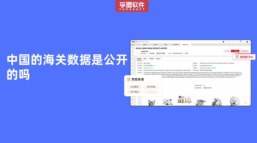 中國的海關(guān)數(shù)據(jù)是公開的嗎