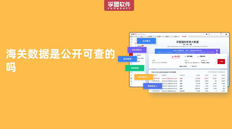 海關(guān)數(shù)據(jù)是公開可查的嗎