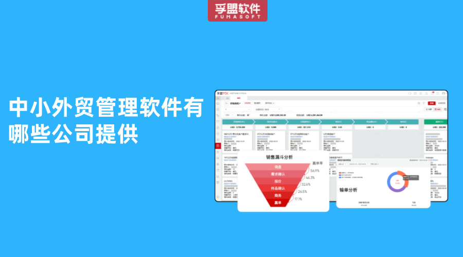 中小外貿管理軟件有哪些公司提供